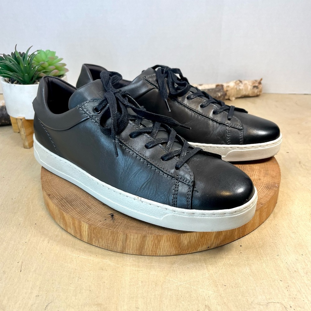 Bruno Magli | Diego Sneaker Metallic Black Size 10.5 Made in Portugal